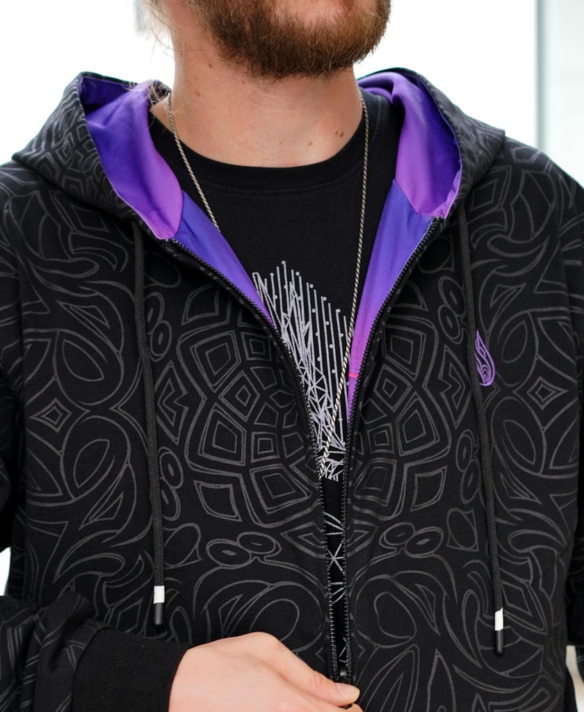 Looking Glass Reversible Hoodie by Stephen Kruse