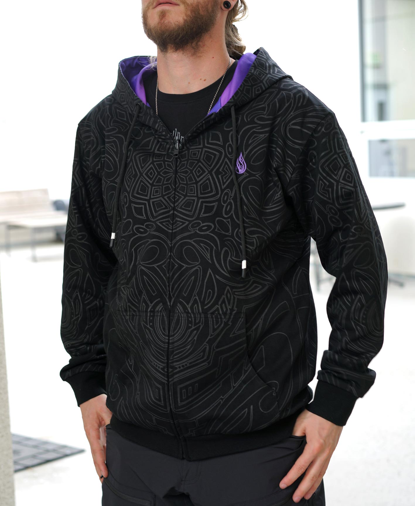 Looking Glass Reversible Hoodie by Stephen Kruse