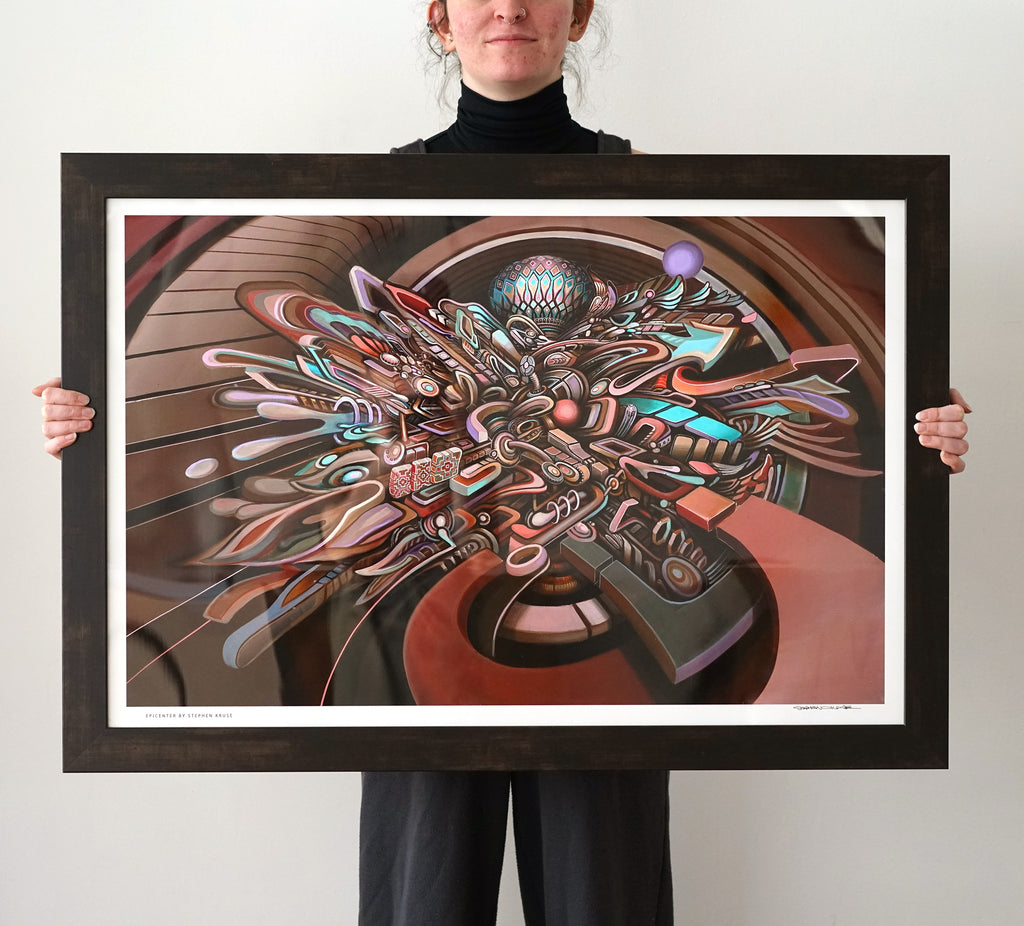 Epicenter Signed & Framed Alpha Print by Stephen Kruse