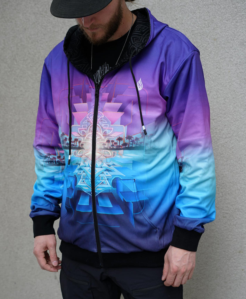Looking Glass Reversible Hoodie by Stephen Kruse