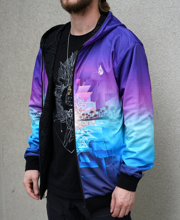 Looking Glass Reversible Hoodie by Stephen Kruse - Threyda Art and
