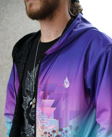Looking Glass Reversible Hoodie by Stephen Kruse