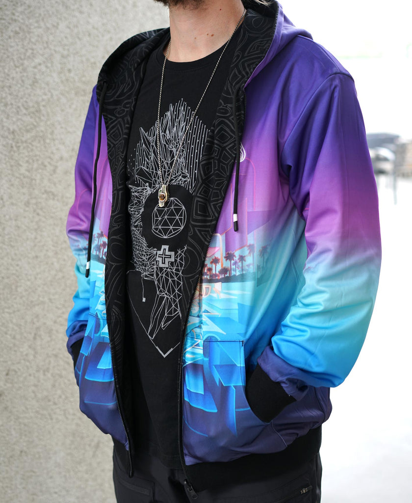 Looking Glass Reversible Hoodie by Stephen Kruse