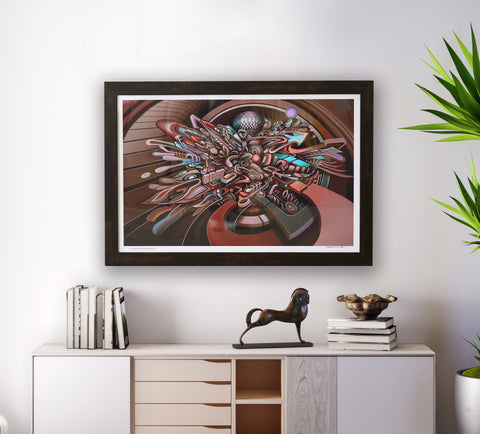 Epicenter Signed & Framed Alpha Print by Stephen Kruse