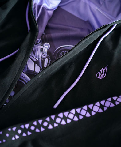 Purple Reign Reversible Hoodie by Stephen Kruse