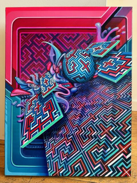 Icaros Original Painting by Stephen Kruse - 48 HOUR AUCTION