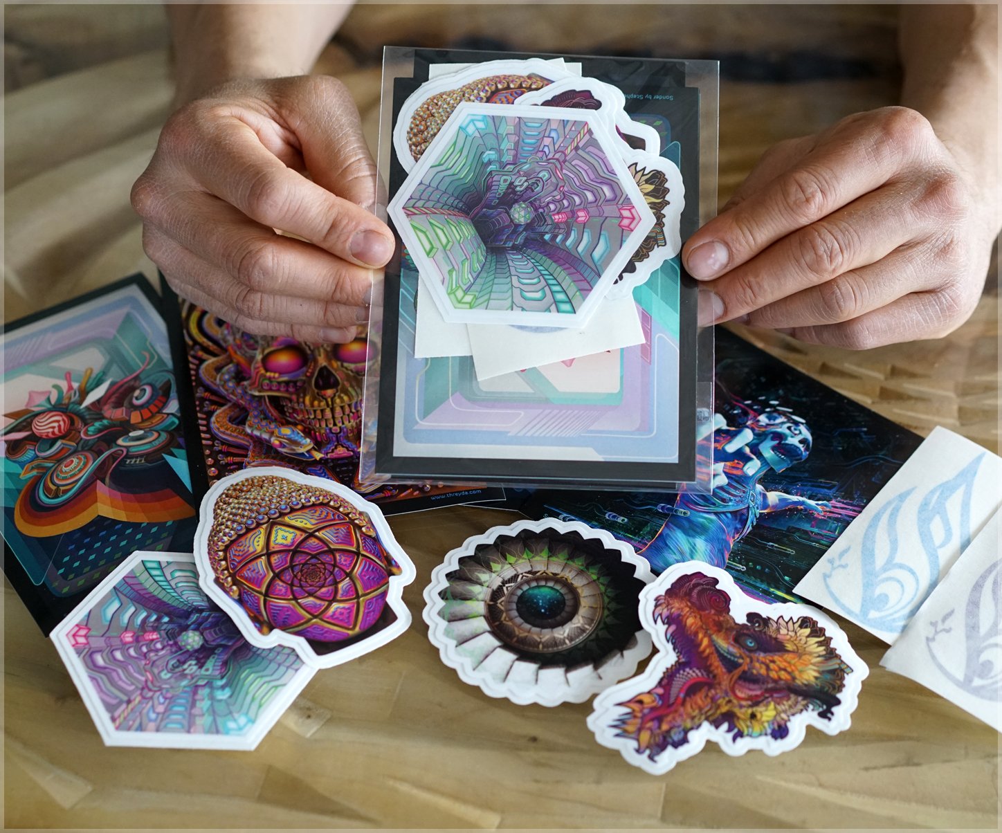 Mystery Sticker 8 Pack by Threyda