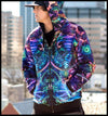 SYNAPSE SATIN HEAVYWEIGHT REVERSIBLE HOODIE // JUSTIN TOTEMICAL