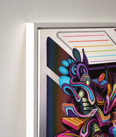 Tantrum Floating Frame Canvas by Stephen Kruse