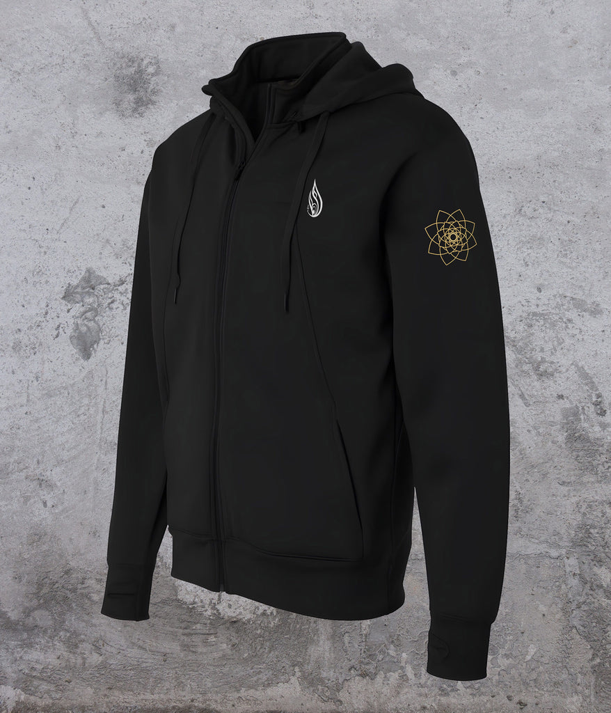 Butterfly Effect Nomad Zip Hoodie by Justin Totemical