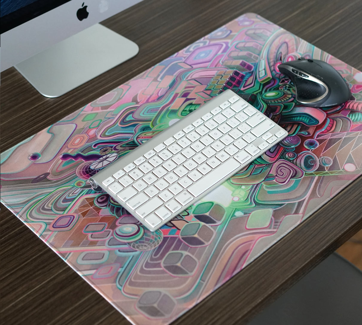 Terabyte by Stephen Kruse x Jake Amason Desk Mat - Standard Size