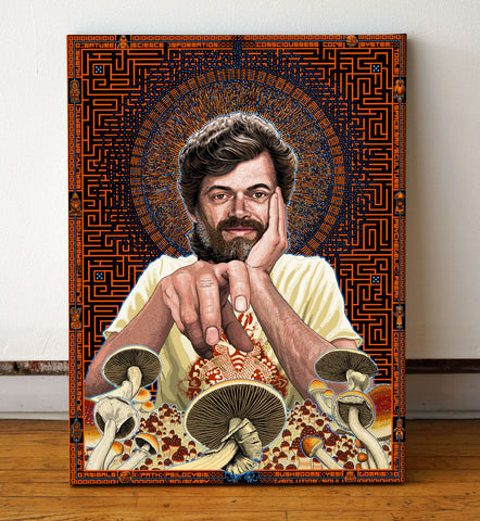 Terence McKenna Print by Nico Rosenfeld