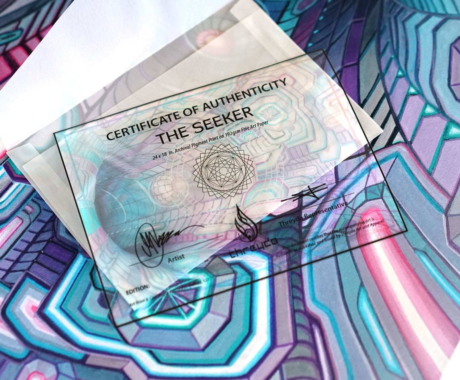 The Seeker Signed Alpha Print by Jake Amason