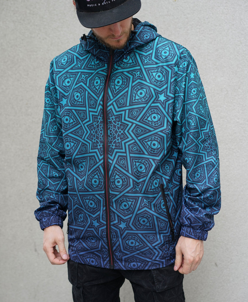 Third Eye Windbreaker Jacket by Threyda