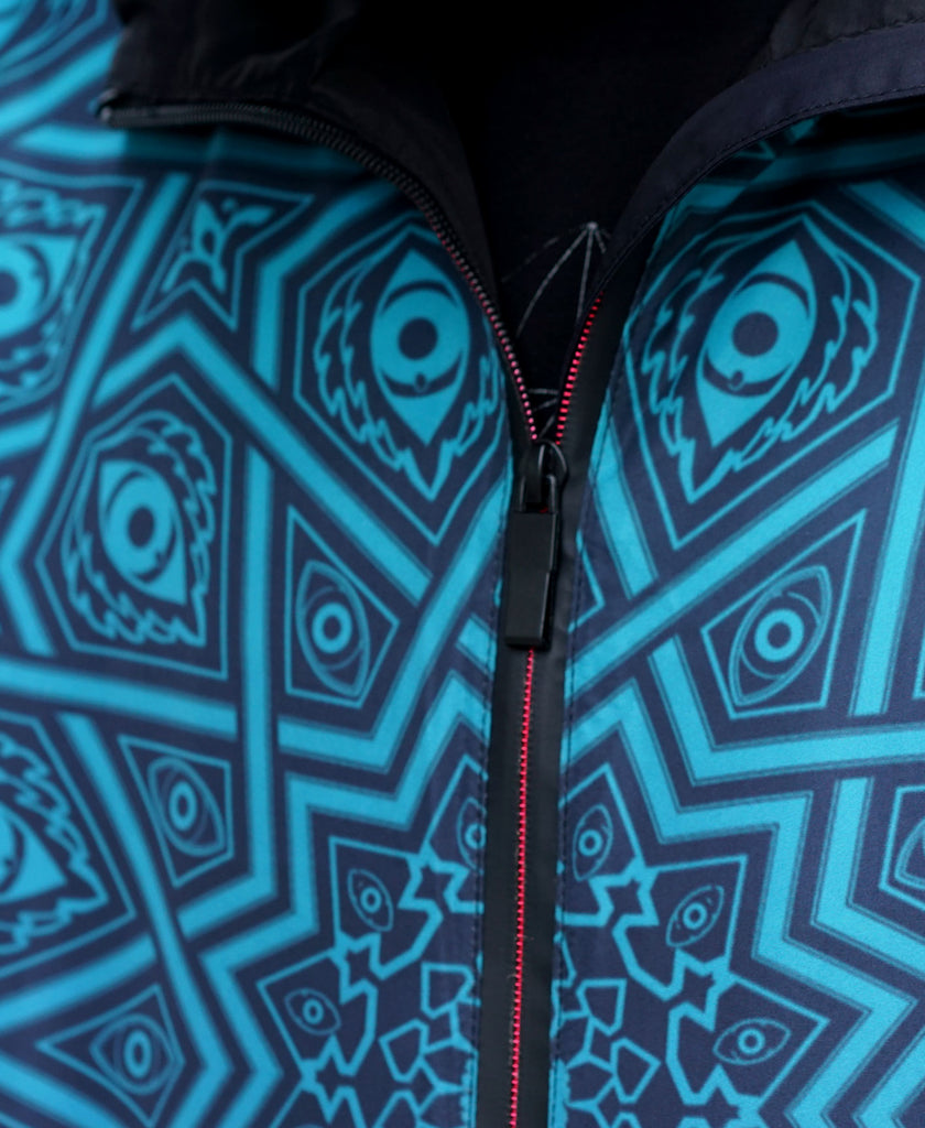 Third Eye Windbreaker Jacket by Threyda