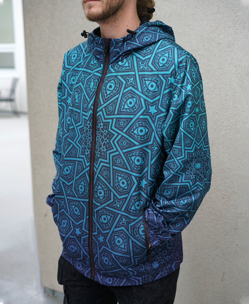 Third Eye Windbreaker Jacket by Threyda