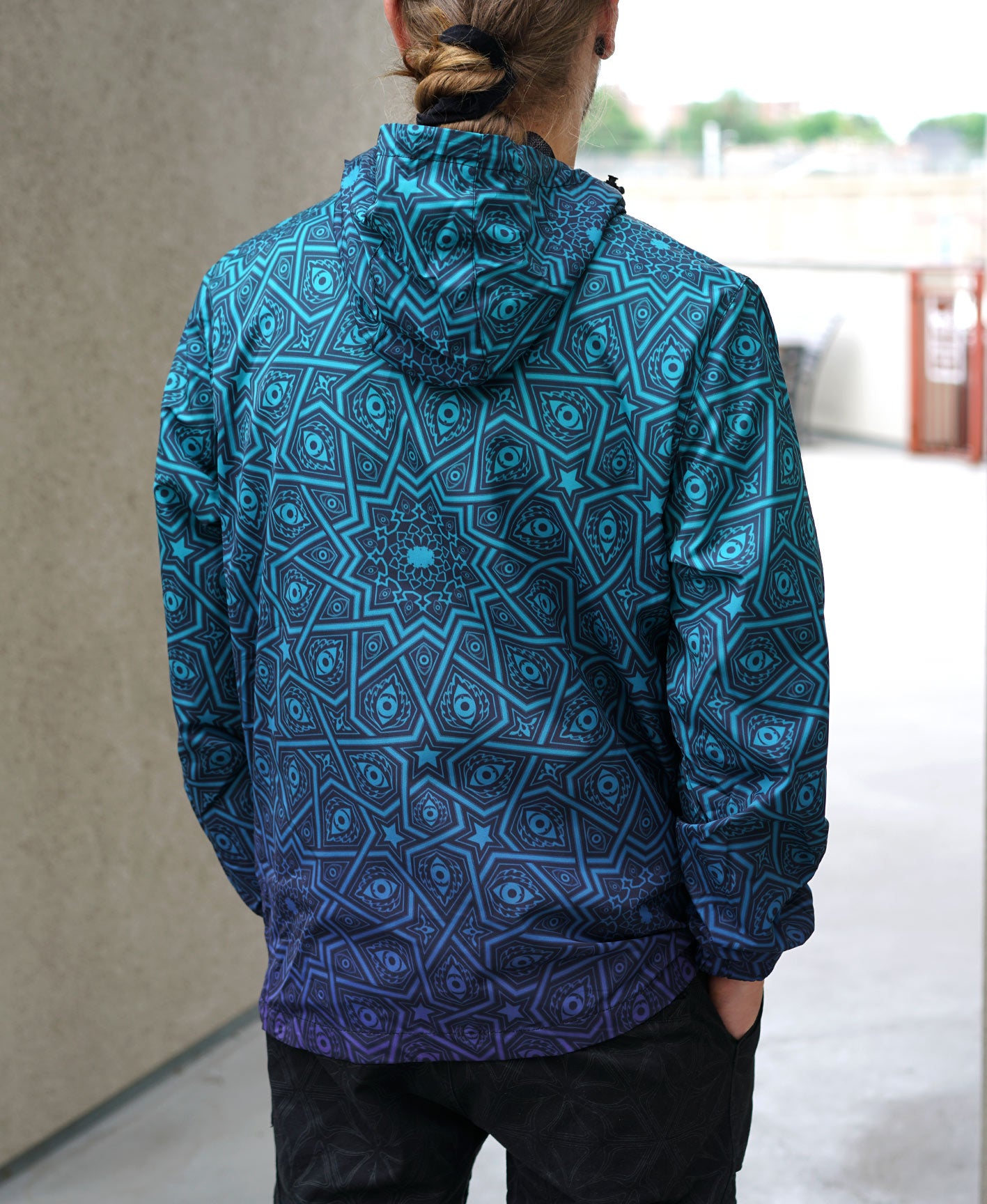 Third Eye Windbreaker Jacket by Threyda