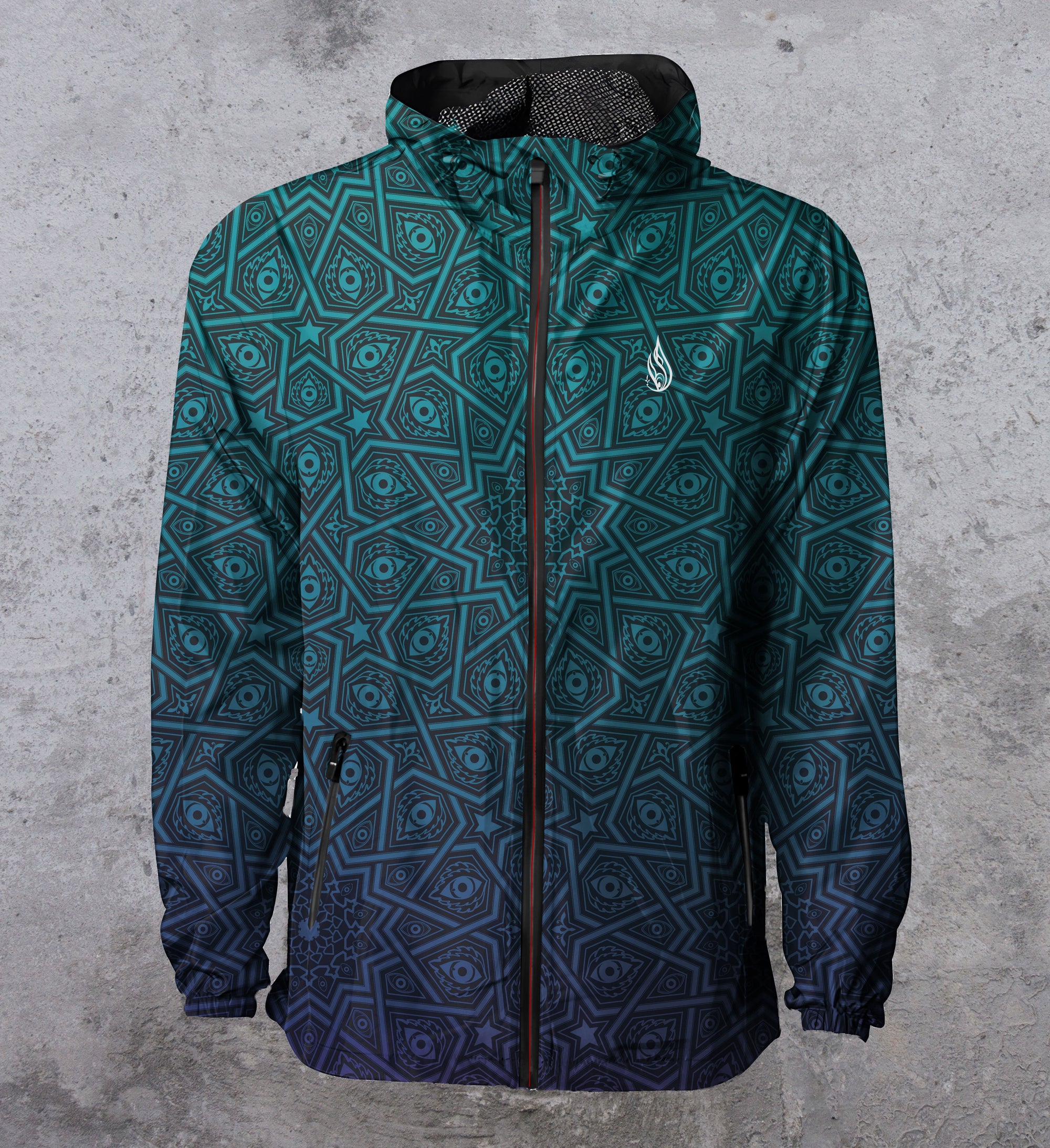 Third Eye Windbreaker Jacket by Threyda - Ships April