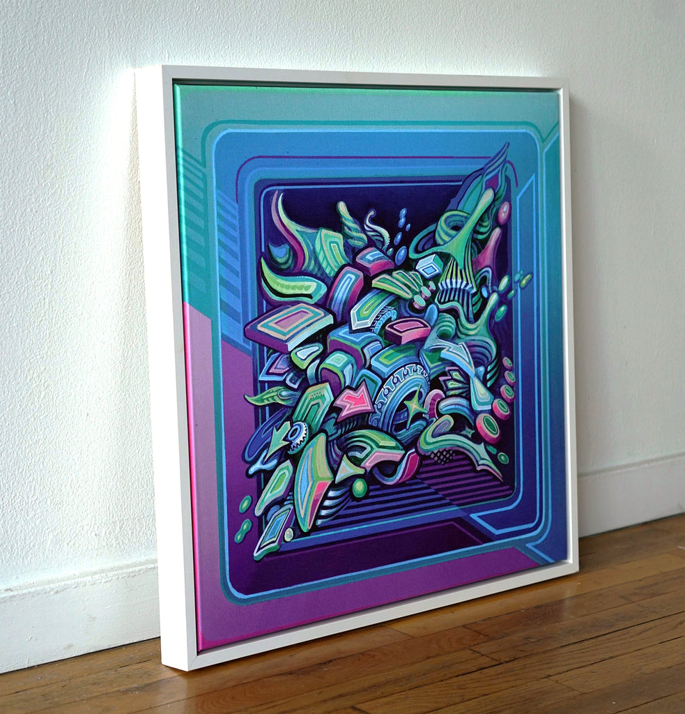 Tidal Floating Frame Canvas by Stephen Kruse