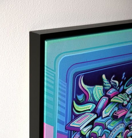 Tidal Floating Frame Canvas by Stephen Kruse