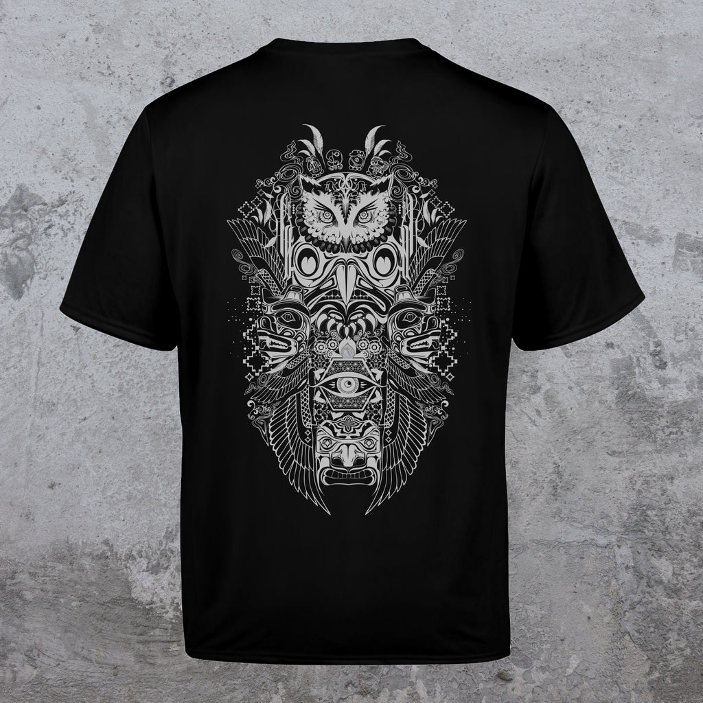 Owl Screenprint Tee by Justin Totemical - Ships April