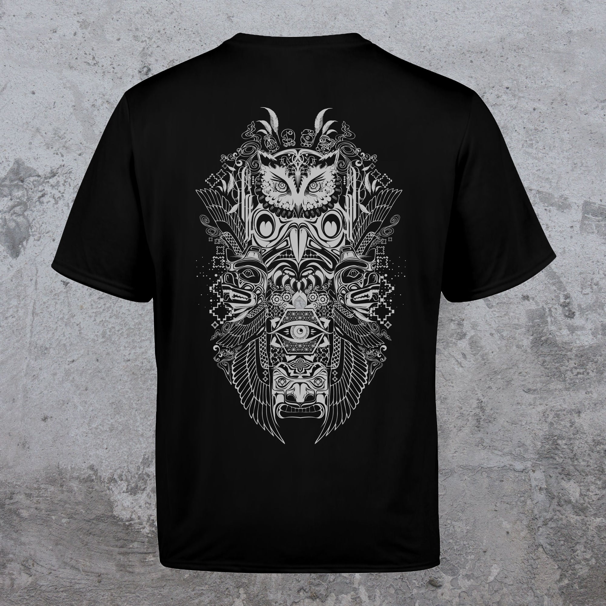 Owl Screenprint Tee by Justin Totemical - Ships April