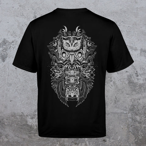 Owl Screenprint Tee by Justin Totemical - Ships April
