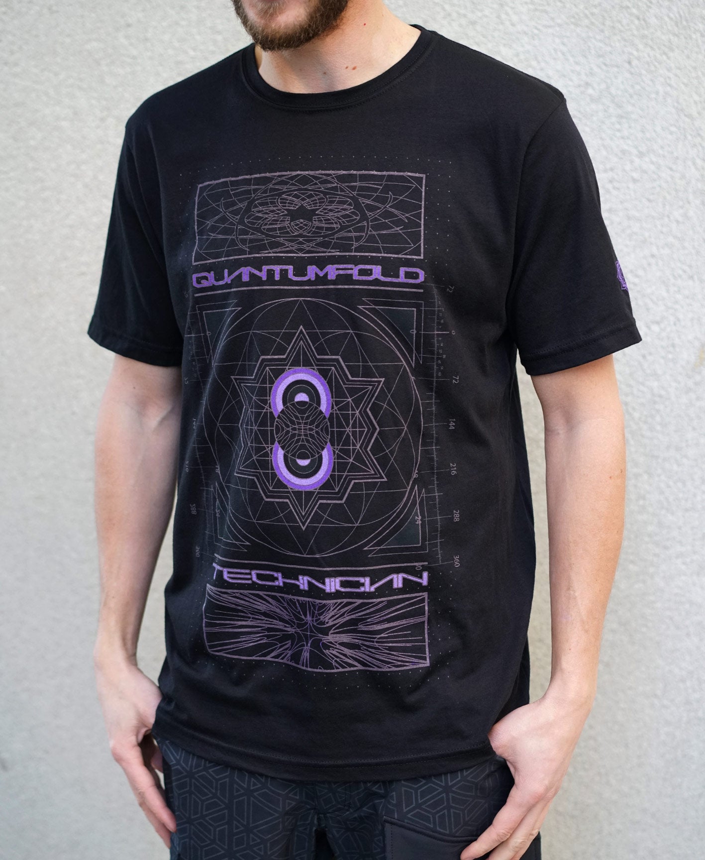 Quantum Fold Screenprint Tee by Totemical
