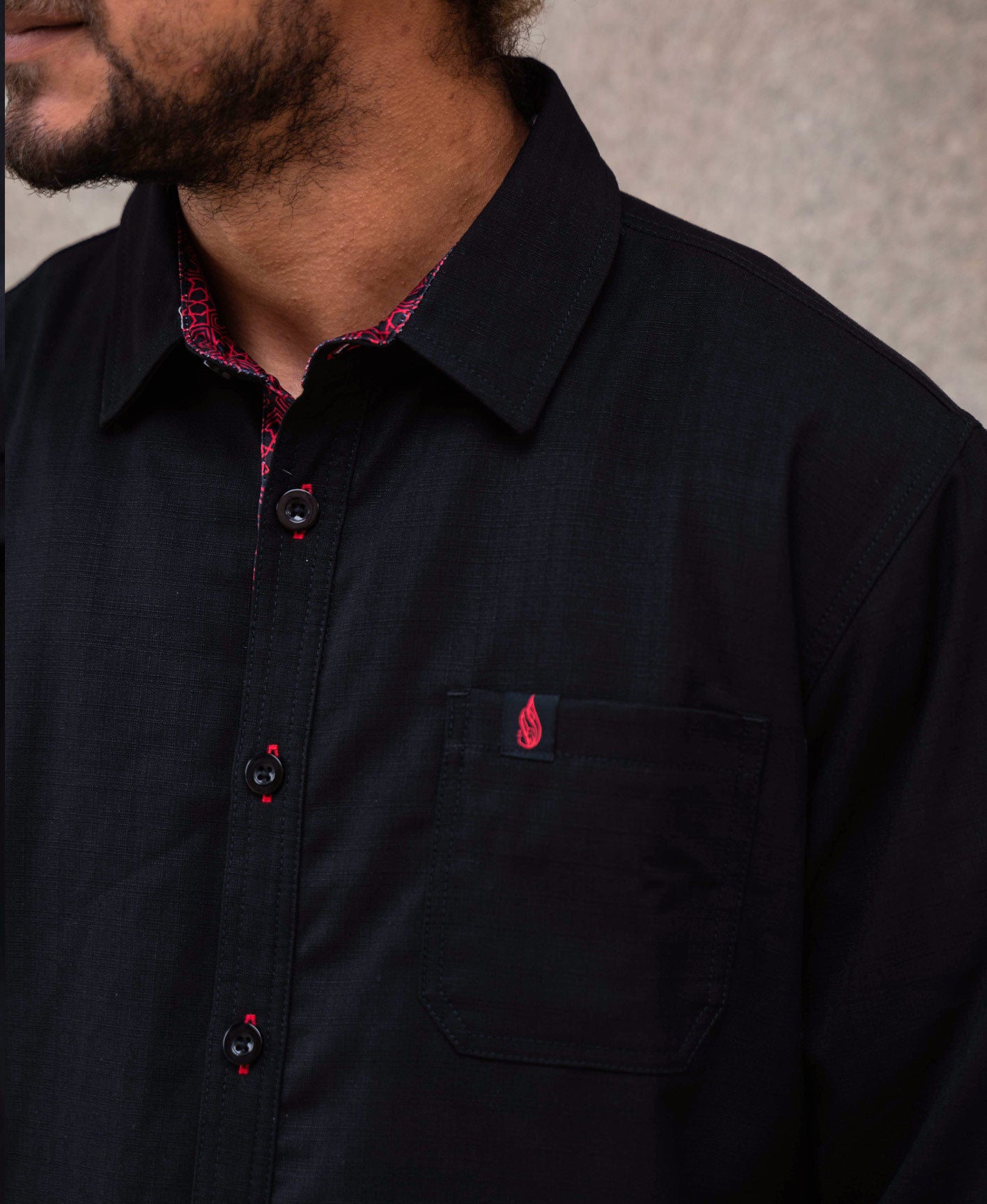 Traverse Lined Button Down Shirt by Threyda