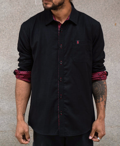 Traverse Lined Button Down Shirt by Threyda