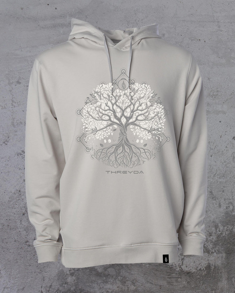 Tree of Life French Terry Pullover Hoodie by Threyda