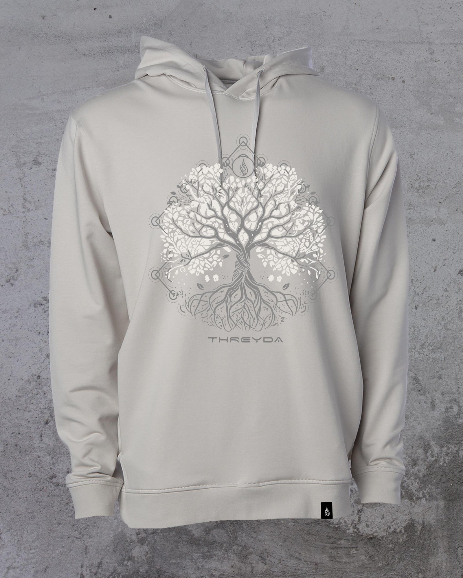 Tree of Life French Terry Pullover Hoodie by Threyda