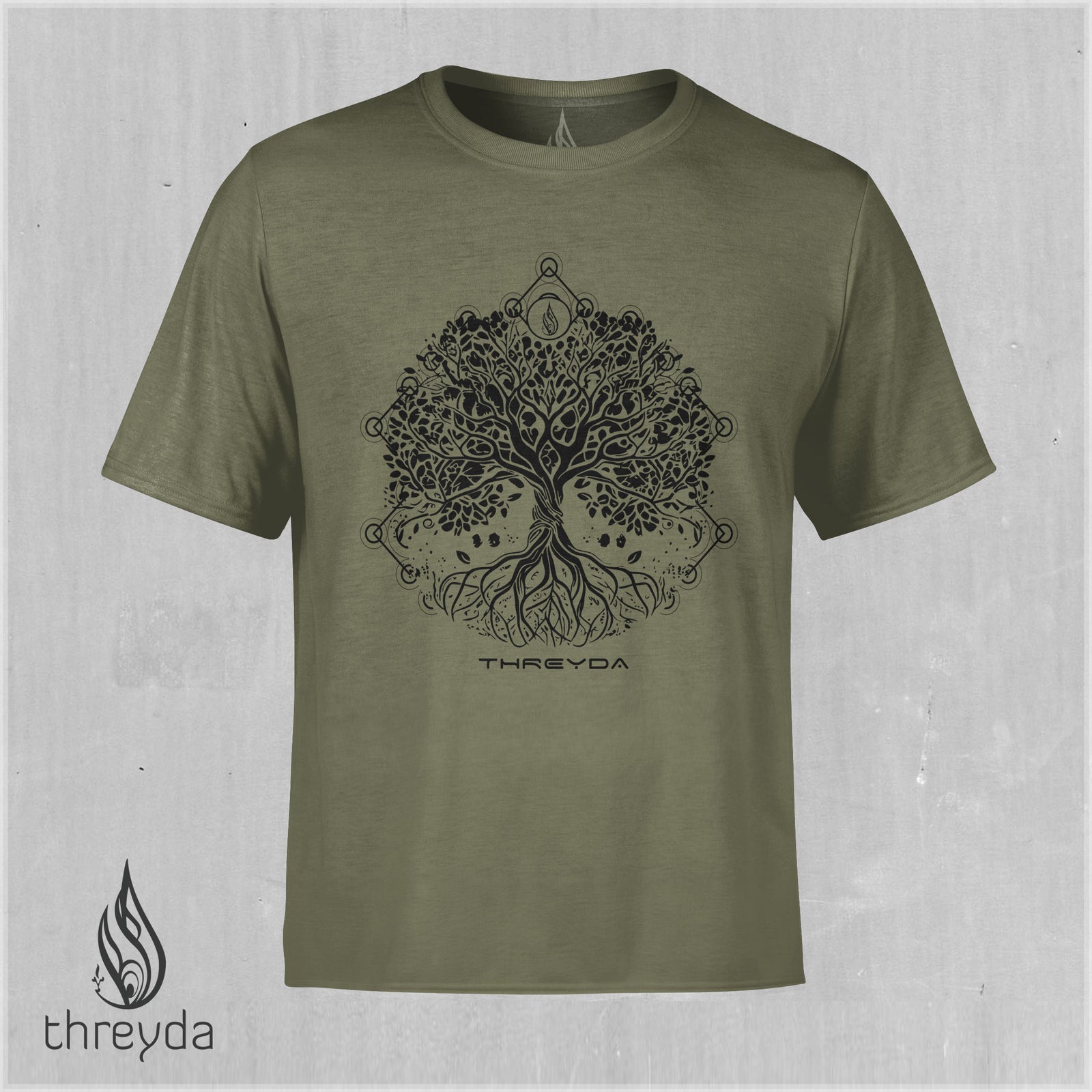Yggdrasil Screenprint Tee by Threyda