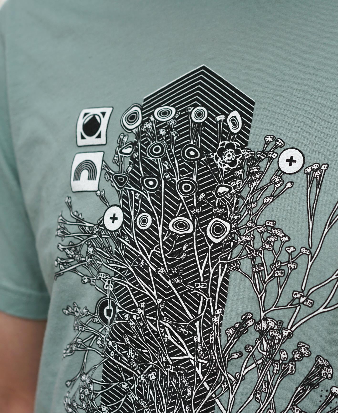 Pachira Screenprint Tee by Kimi Takemura