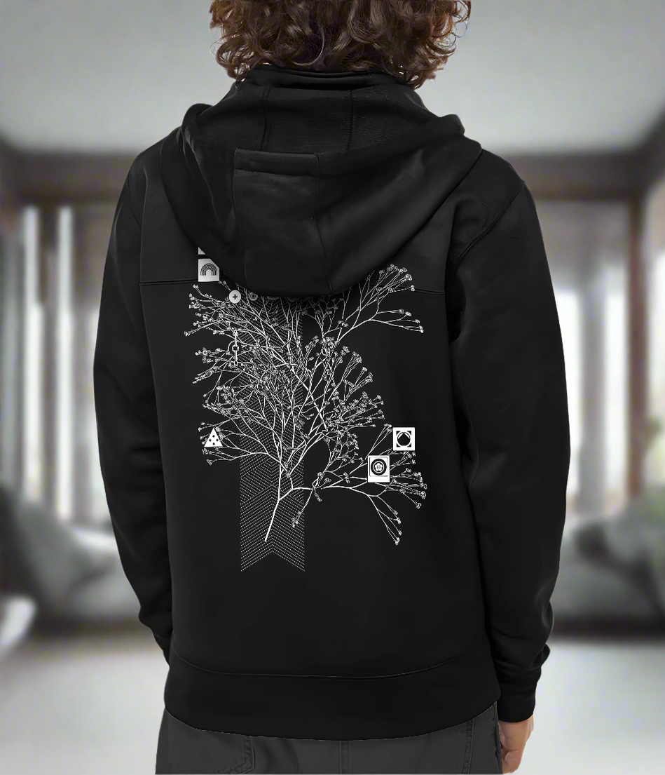 Tree Tech Nomad Zip Hoodie by Kimi Takemura