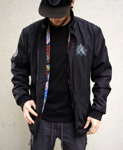 Vajra Being Funnel Neck Bomber by Alex Grey
