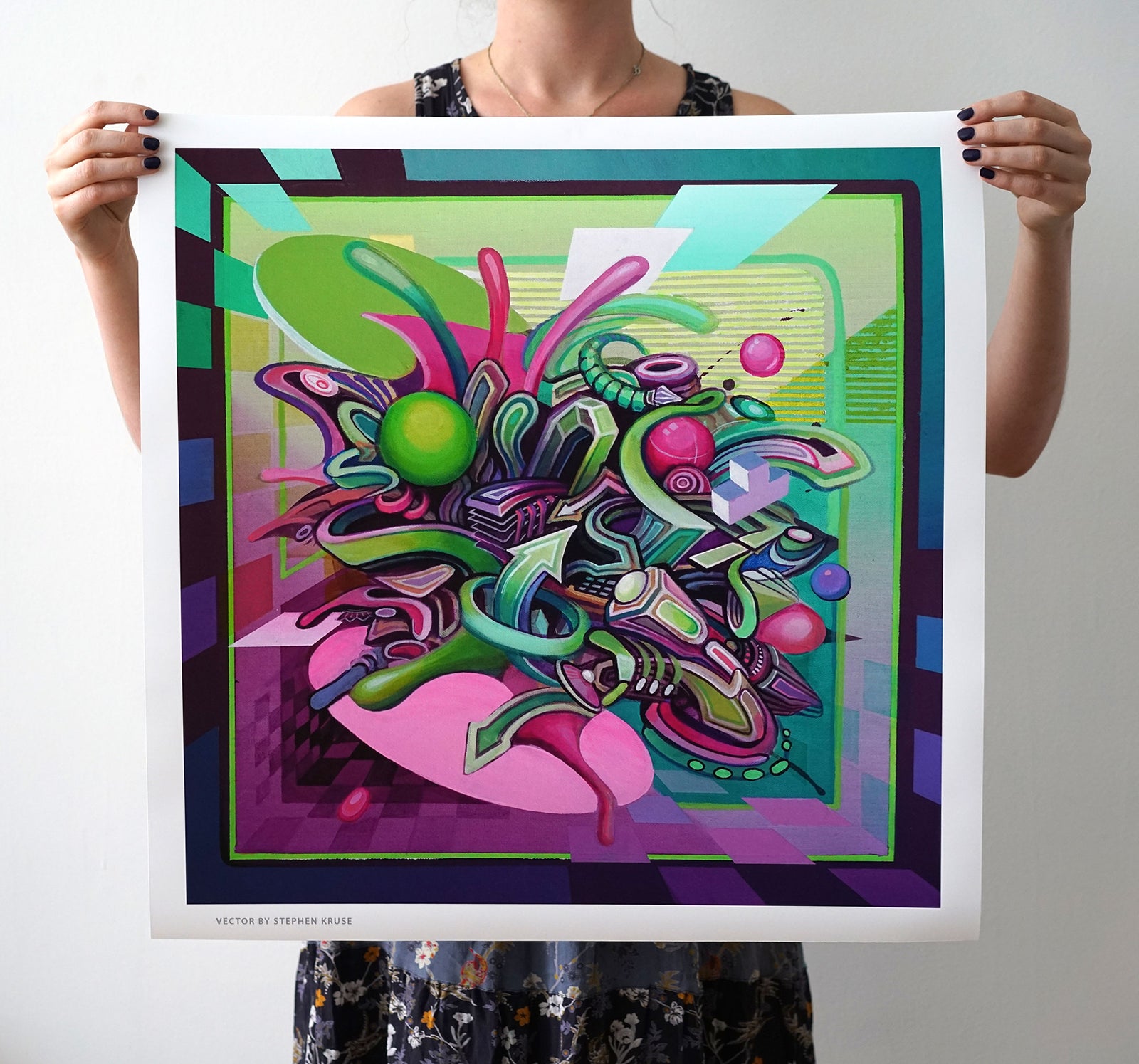 Vector Matte Print by Stephen Kruse