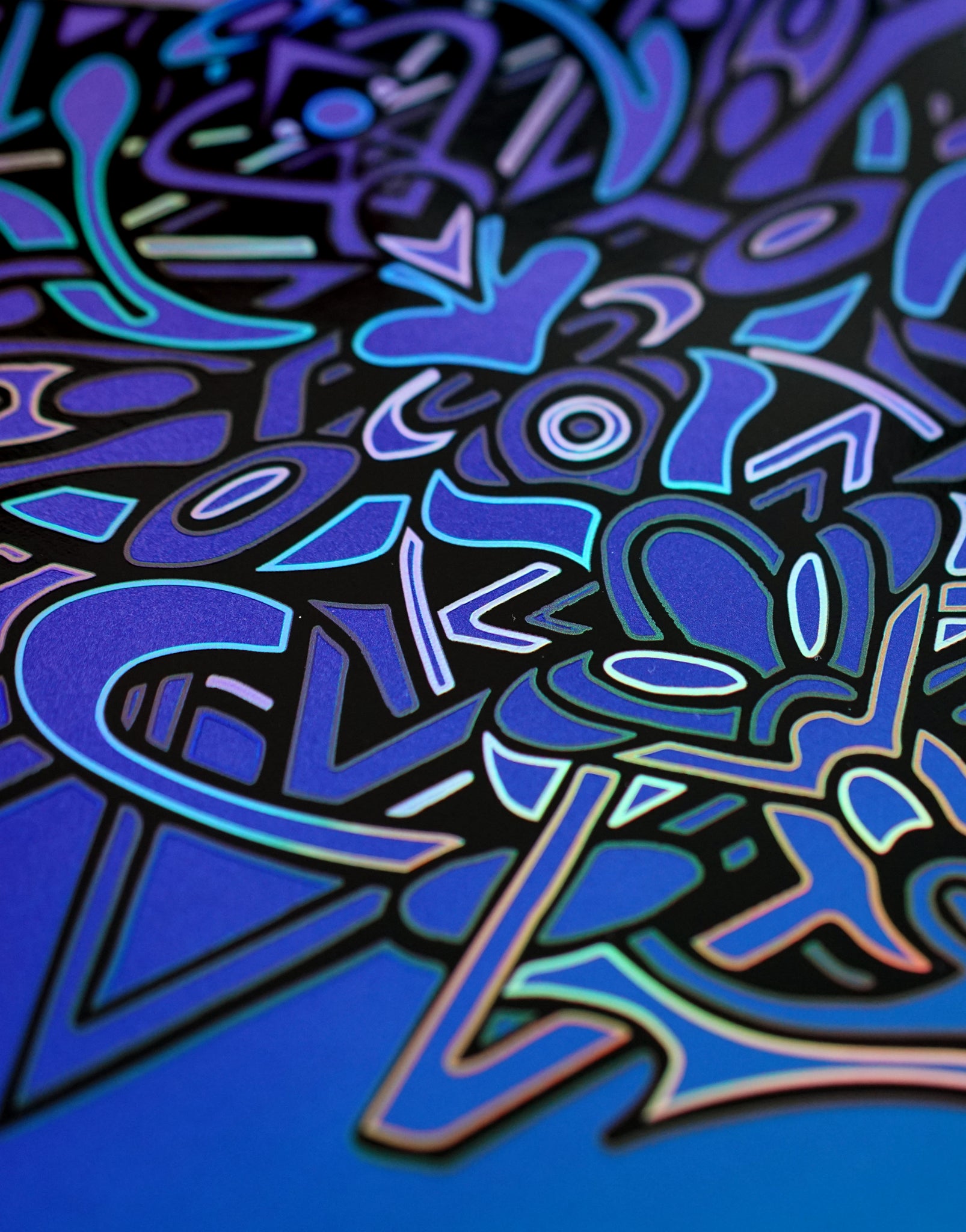 Vitalis Embossed Holo Print by Stephen Kruse