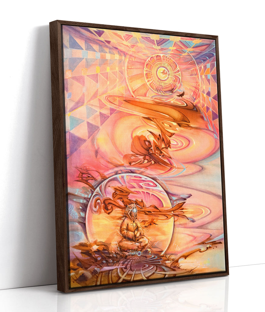 Wanderer Floating Frame Canvas by Seth McMahon