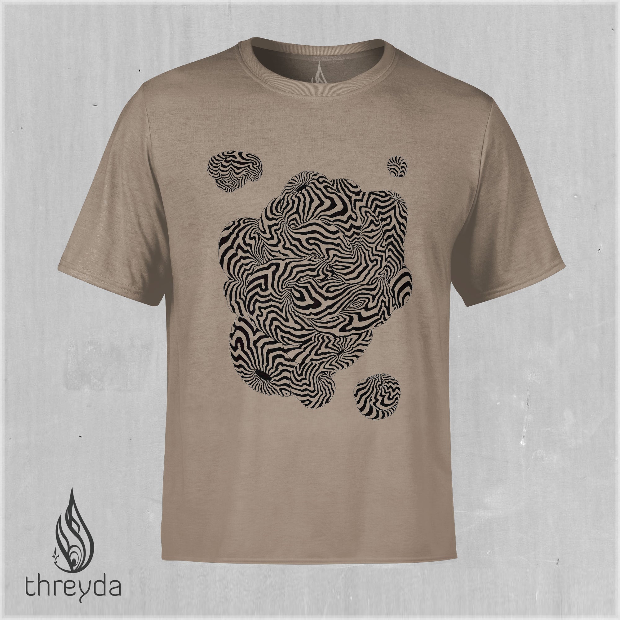 Wavy G Sand Screenprint Tee by Blake Foster