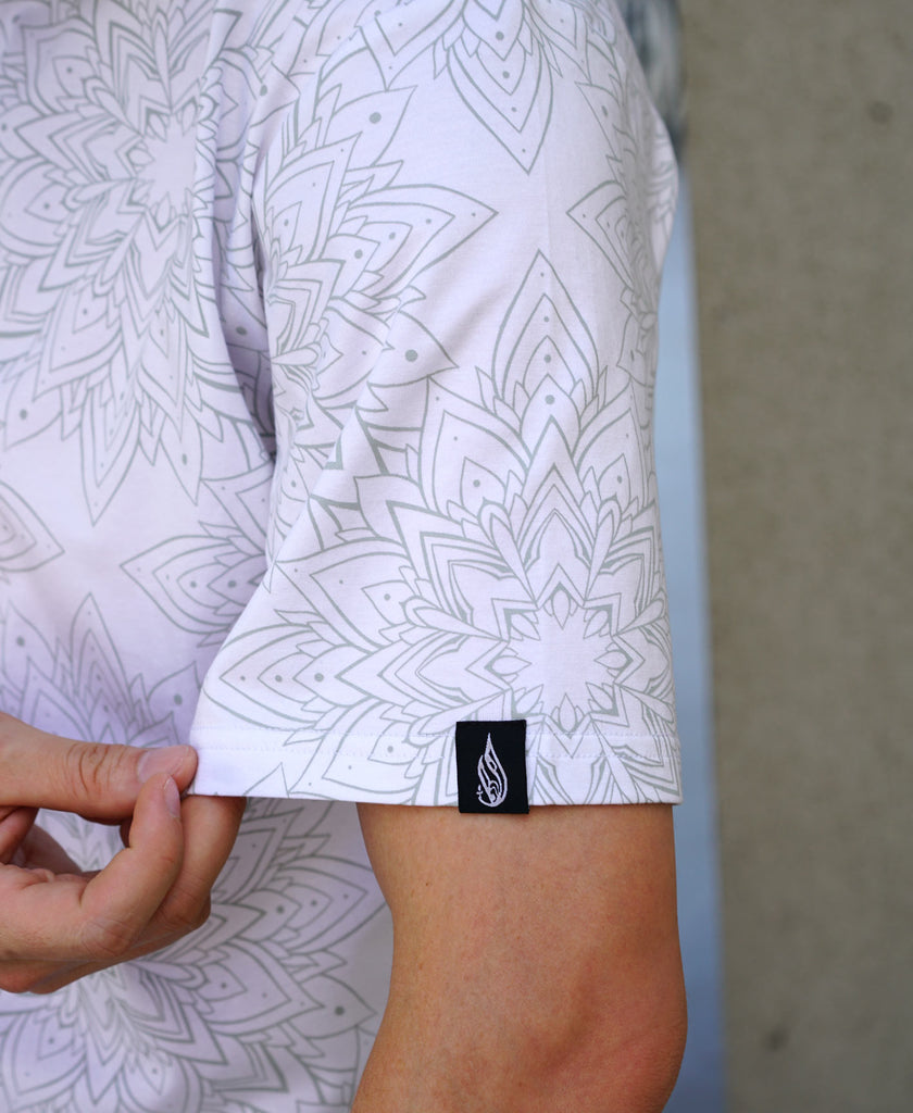 Lotus All Over Screenprint Tee by Threyda