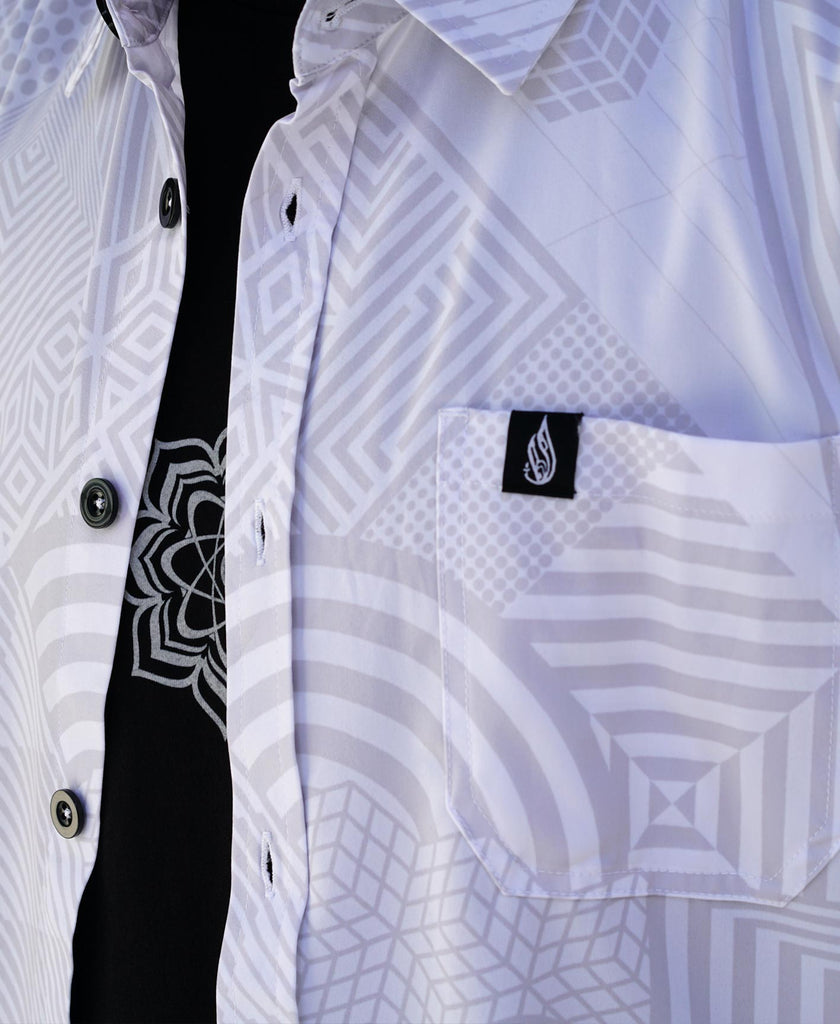 Cuboid Short Sleeve Button Down by Corey Divine