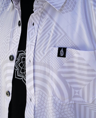 Cuboid Short Sleeve Button Down by Corey Divine