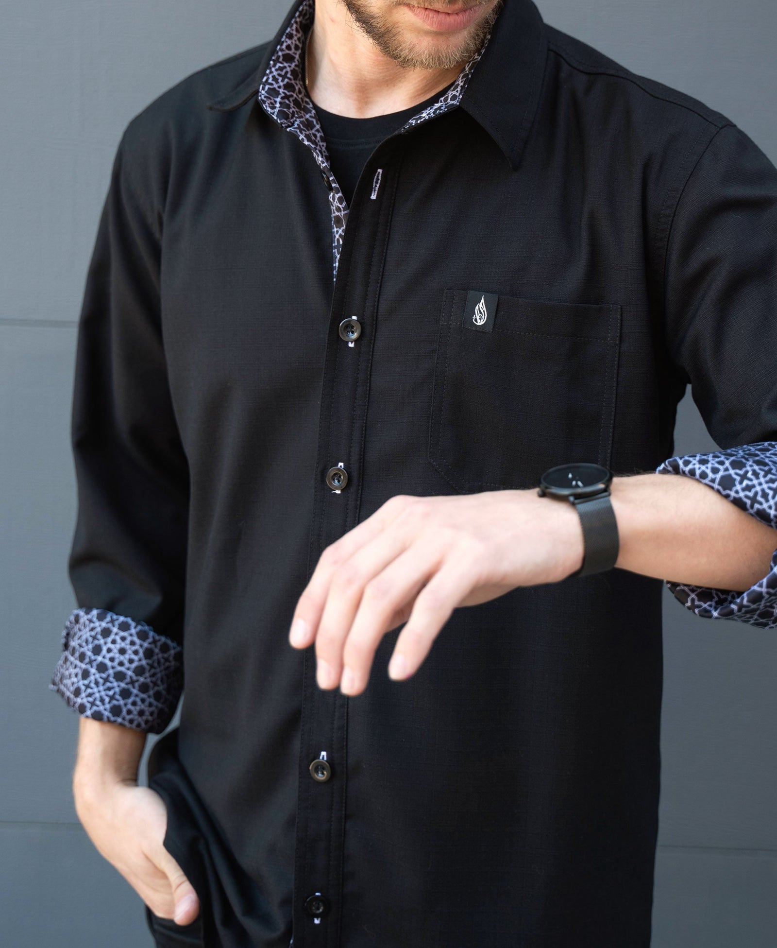 Minara Button Down - MAPS