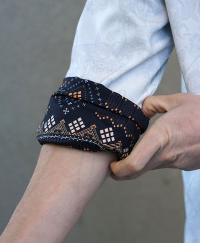 Kashmir Lined Button Down Shirt by Threyda