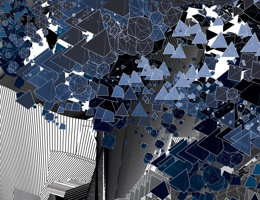 Structure Stretched Canvas by Kimi Takemura