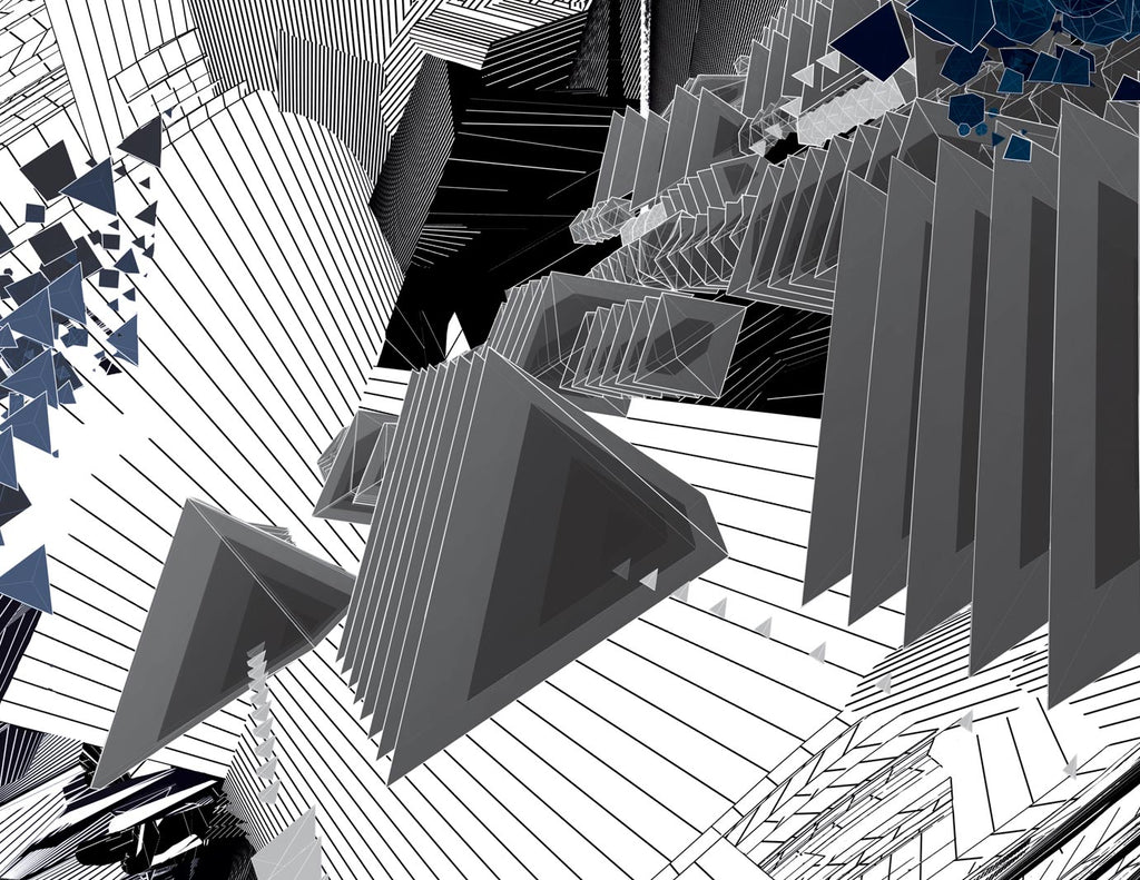 Structure Stretched Canvas by Kimi Takemura