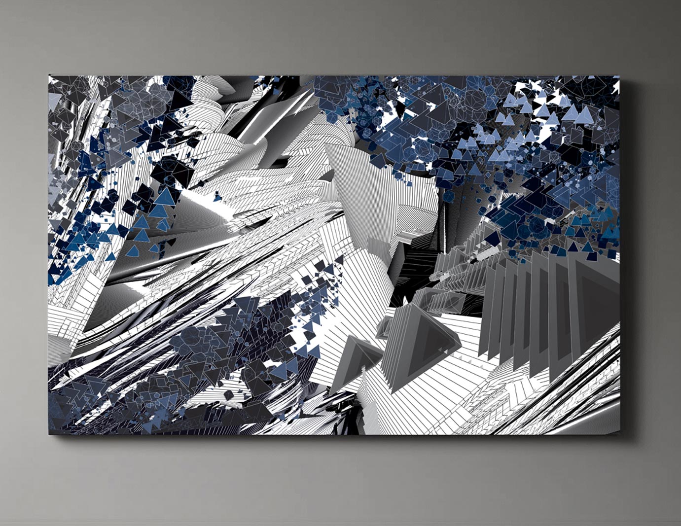 Structure Stretched Canvas by Kimi Takemura