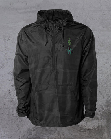 Puzzle Lightweight Camo Windbreaker by Threyda