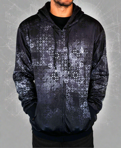 Astral Plane Sherpa Hoodie by Threyda - Threyda Art and Apparel